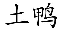 土鸭的解释