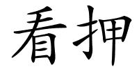 看押的解释