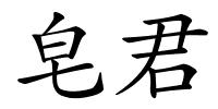 皂君的解释