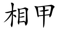 相甲的解释