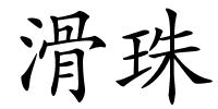 滑珠的解释