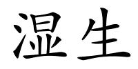 湿生的解释