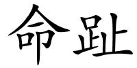 命趾的解释