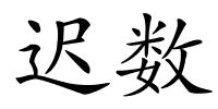 迟数的解释