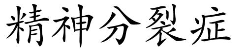 精神分裂症的解释
