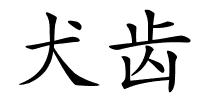 犬齿的解释