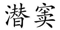 潜窦的解释
