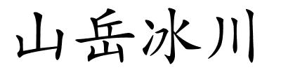 山岳冰川的解释