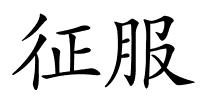 征服的解释
