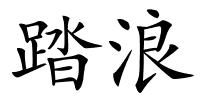 踏浪的解释
