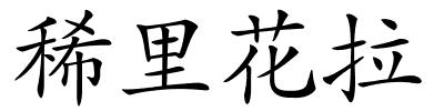稀里花拉的解释