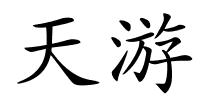 天游的解释