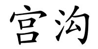 宫沟的解释