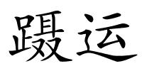 蹑运的解释