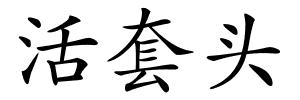 活套头的解释