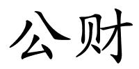 公财的解释