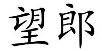 望郎的解释