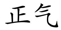 正气的解释