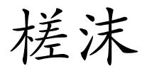 槎沫的解释