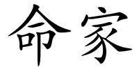 命家的解释