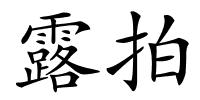 露拍的解释