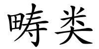 畴类的解释