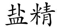 盐精的解释
