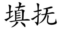 填抚的解释