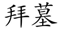 拜墓的解释