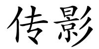 传影的解释