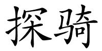 探骑的解释