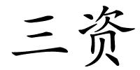 三资的解释