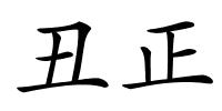 丑正的解释