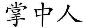 掌中人的解释