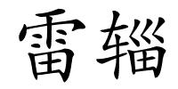 雷辎的解释