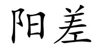 阳差的解释