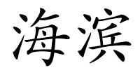 海滨的解释