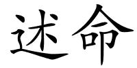述命的解释