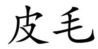皮毛的解释
