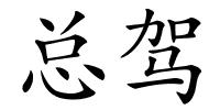 总驾的解释