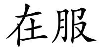 在服的解释
