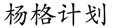 杨格计划的解释