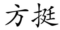 方挺的解释