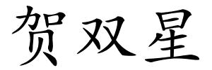 贺双星的解释