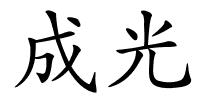 成光的解释