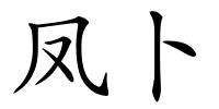 凤卜的解释