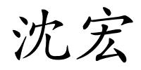 沈宏的解释