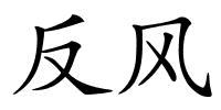 反风的解释