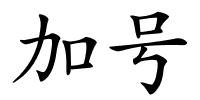 加号的解释