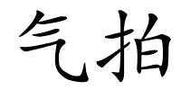 气拍的解释